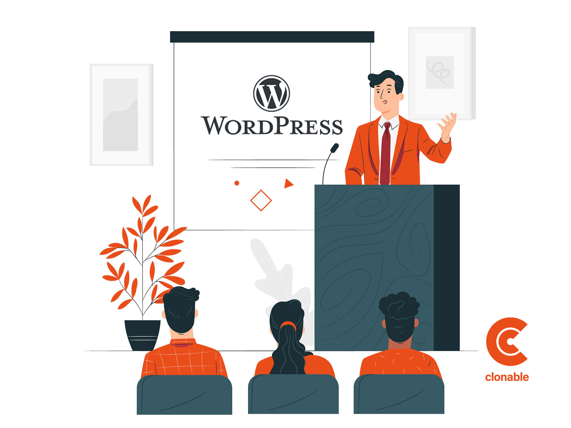 WordPress header